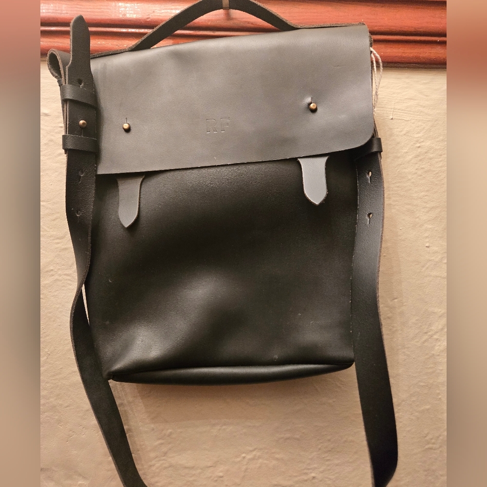 RF Montreal Vegan Leather Backpack | Minimalist | Black | Made in Canada